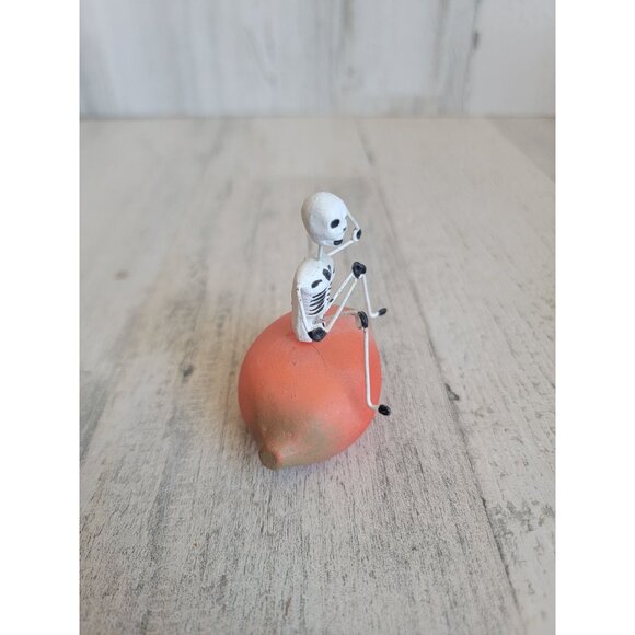 Unique Halloween Day of Dead skeleton mango home decor figure - Picture 2 of 7